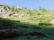 Verso la dorsale dopo il lago