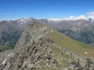 Monte Herban dalla Testa Tsaplane
