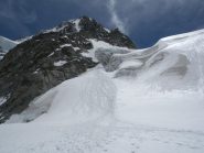 ultima rampa di discesa della via normale