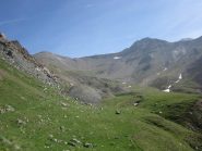 parte alta della salita, a sinistra la cima