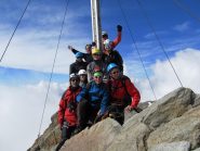 Foto di gruppo in cima