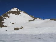 Verso la cresta NE di salita