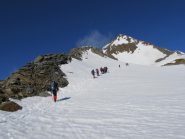 Attraversamento del glacio-nevaio