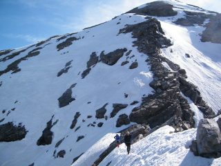 Risalita dal Passo delle Disgrazie