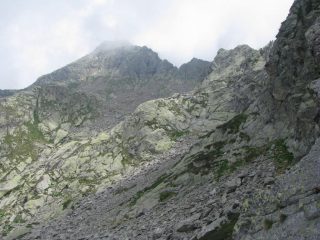 Vista annebbiata del Mont Mars