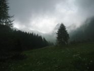 valico -centro foto- da raggiungere per arrivare ai laghi di Trivera