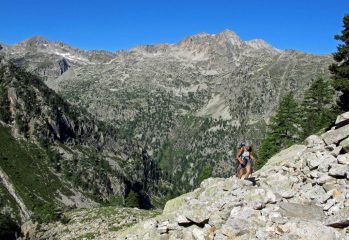 In salita verso il Bozano