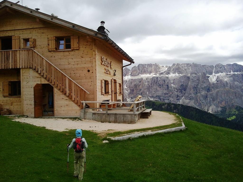 arrivo al rifugio