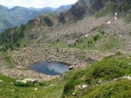 Uno dei laghetti Mouton visto dall'alto