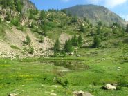 Laghetto inferiore dei Mouton, sul sentiero Gta