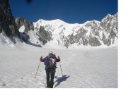 Salendo nel Circo Maudit verso la Tour Ronde...