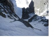 Il couloir visto dall'alto...