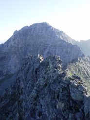 Il Servin con la cresta da percorrere