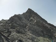 Cresta NE, a sinistra 