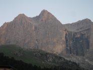 La parete al mattino...