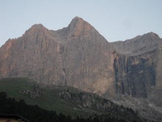 La parete al mattino...