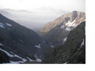 La Presolana e il lago di Coca dal Passo di Coca all'alba...