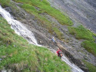l'attraversamento del torrentello ....