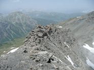 Condizioni cresta dalla cima