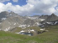 Veduta del vallone di discesa