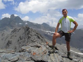 In cima alla Pointe du Grand Vallon
