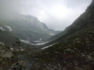 valloncello tra bivacco e colle Paschiet