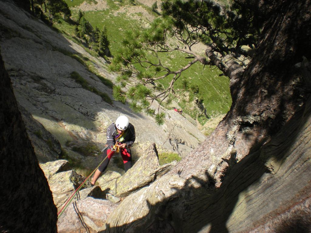discesa in doppia da L4 di Luna