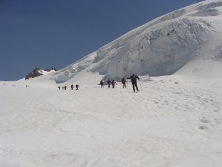 poco sotto il colletto