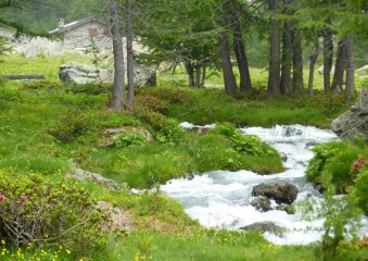 In vista del Bivacco Proumoud