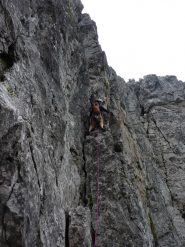 il Pier al 3 tiro, la prima sezione di diedro