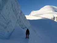 Quasi al Colle della Brenva