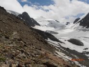 in fondo il Cevedale che vediamo dal basso