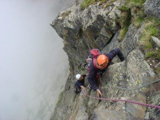 ormai verso la cima