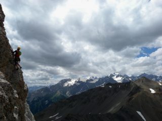 ancora un bel tiro aereo per la cima