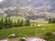 in arrivo al lago