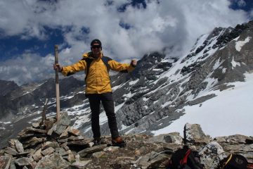 io in cima alla Giasson (8-7-2012)