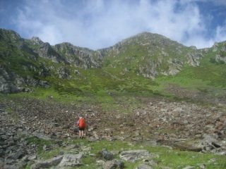 nella conca sottostante la bocchetta d'Ea e alla cima di Janzo