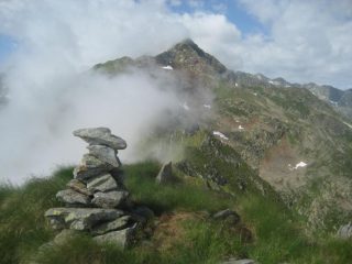 sulla Cima di Janzo, al cospetto del monte Palancà