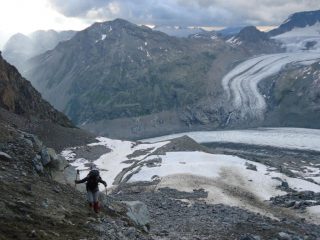 il nevaio attraversato