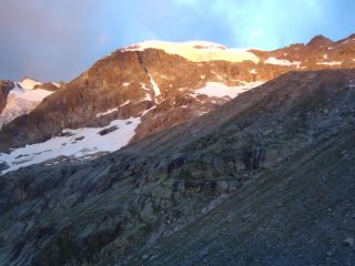 il Morteratsch all'alba