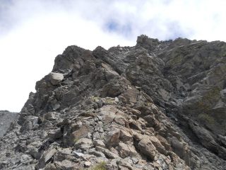 l'ultimo semplice tratto di cresta