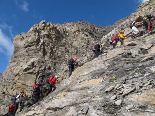 Salendo verso il colle di Resta