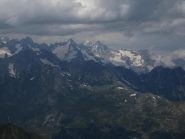 dalla vetta il mont Dolent