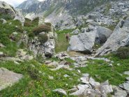 In discesa verso i Piccoli Laghi