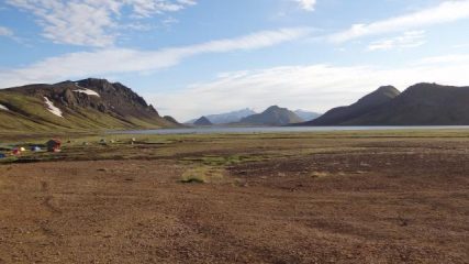 all'accampamento di Alftavatn