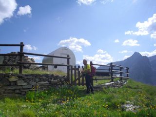 l'arrivo al bivacco della forestale....