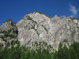 parete vista dal parcheggio