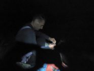 ormai è notte, ma il sentiero dal rifugio del pavet alla macchina è elementare