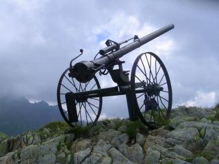 Obice al Passo del Venano