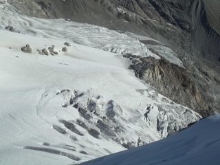 il sottostante ghiacciaio della tribolazione